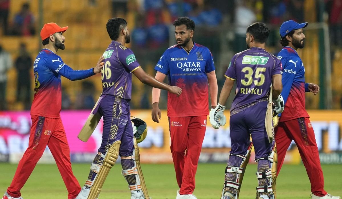 royal challengers Bengaluru vs kolkata knight riders timeline